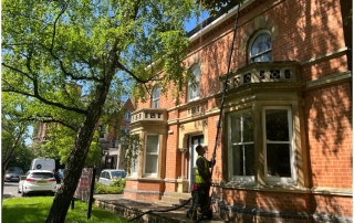 Gutter Cleaning at University